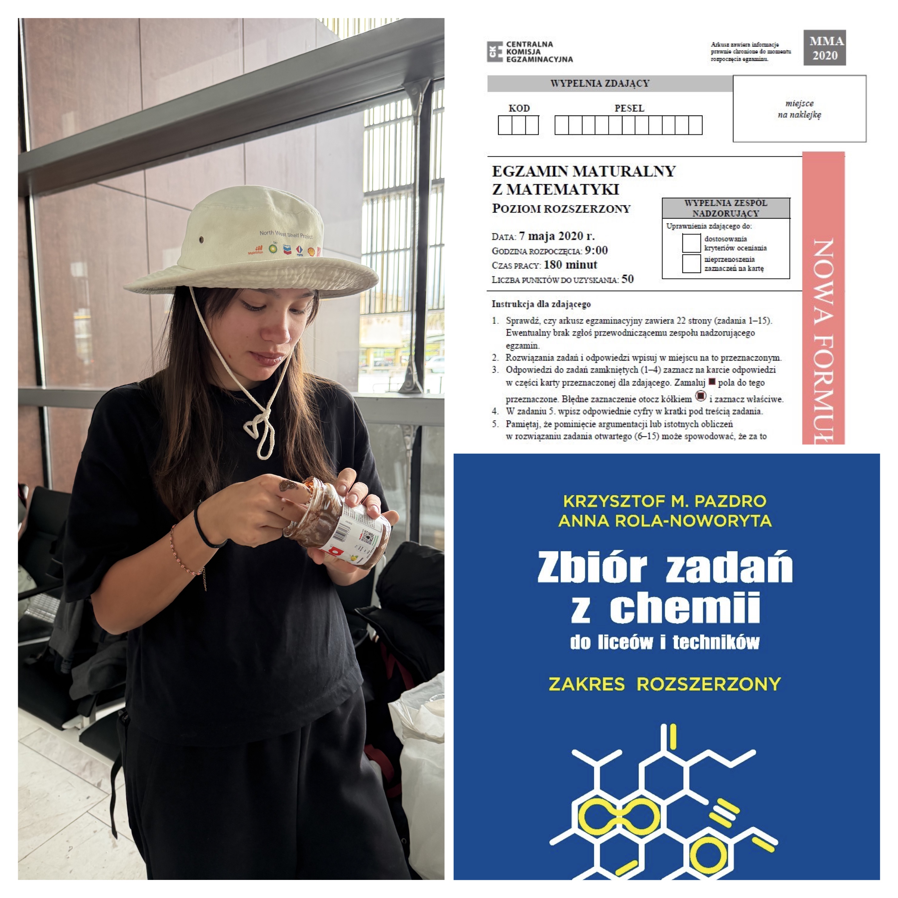 Próbne matury i chemia